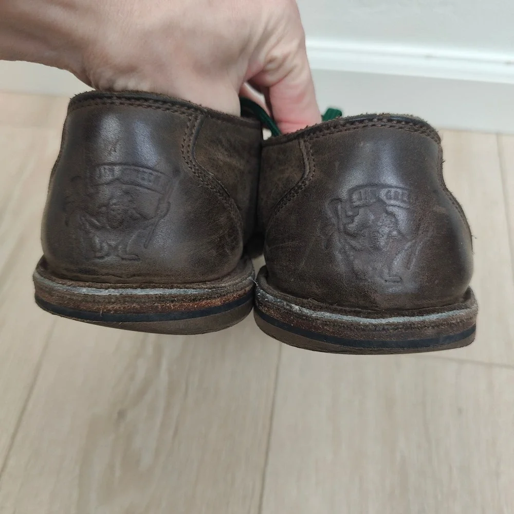 Jim Green Shoellies Shoes 10 Brown Leather Lace Up Gorpcore Handcrafted